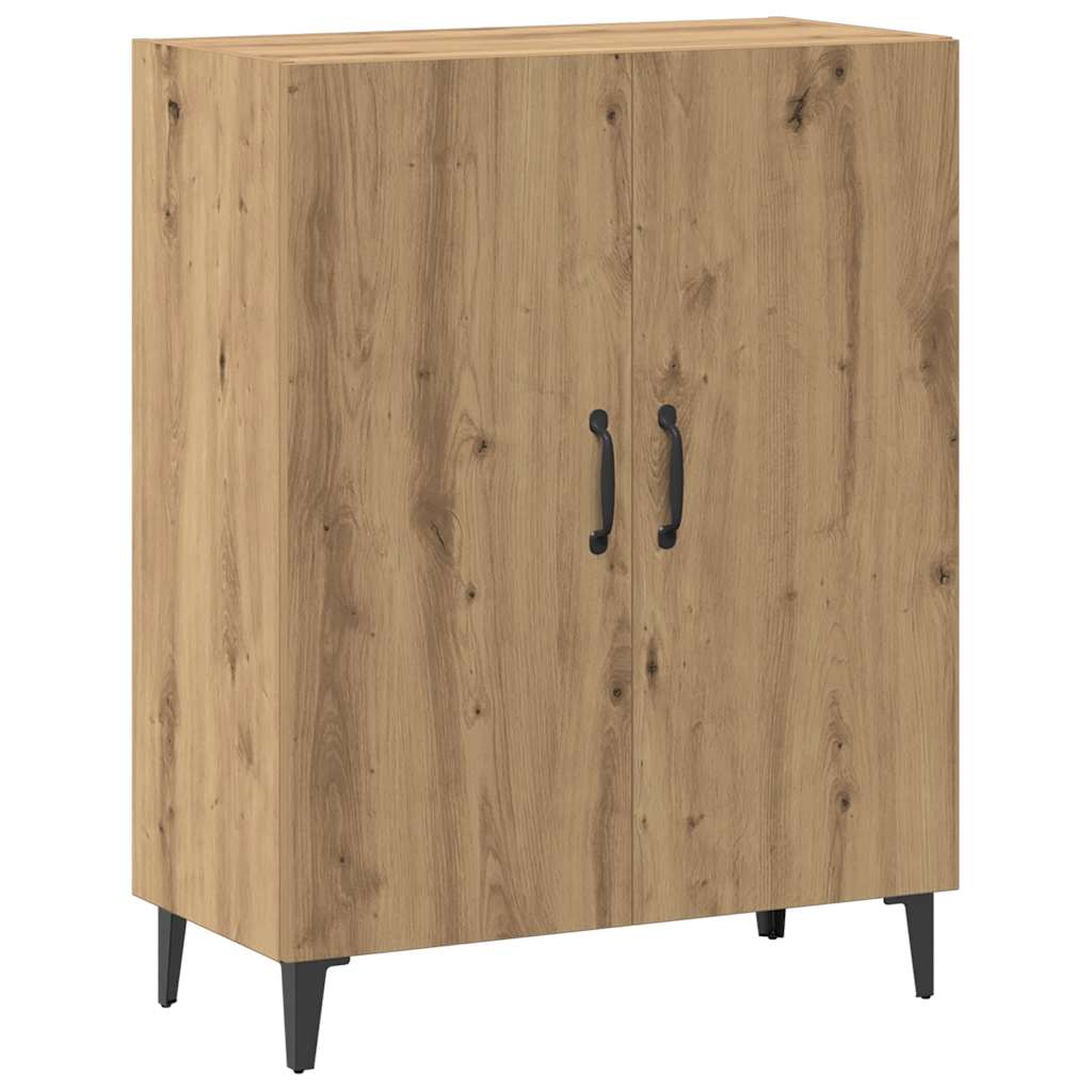 Dressoir 70x34x90 cm bewerkt hout artisanaal eikenkleur is nu te koop bij PeponiXL, paradijselijk wonen!