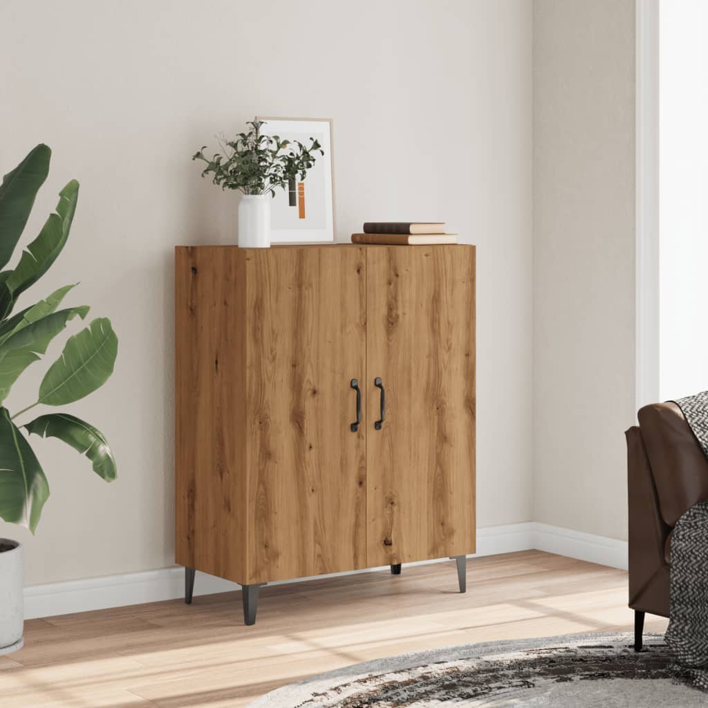 Dressoir 70x34x90 cm bewerkt hout artisanaal eikenkleur is nu te koop bij PeponiXL, paradijselijk wonen!