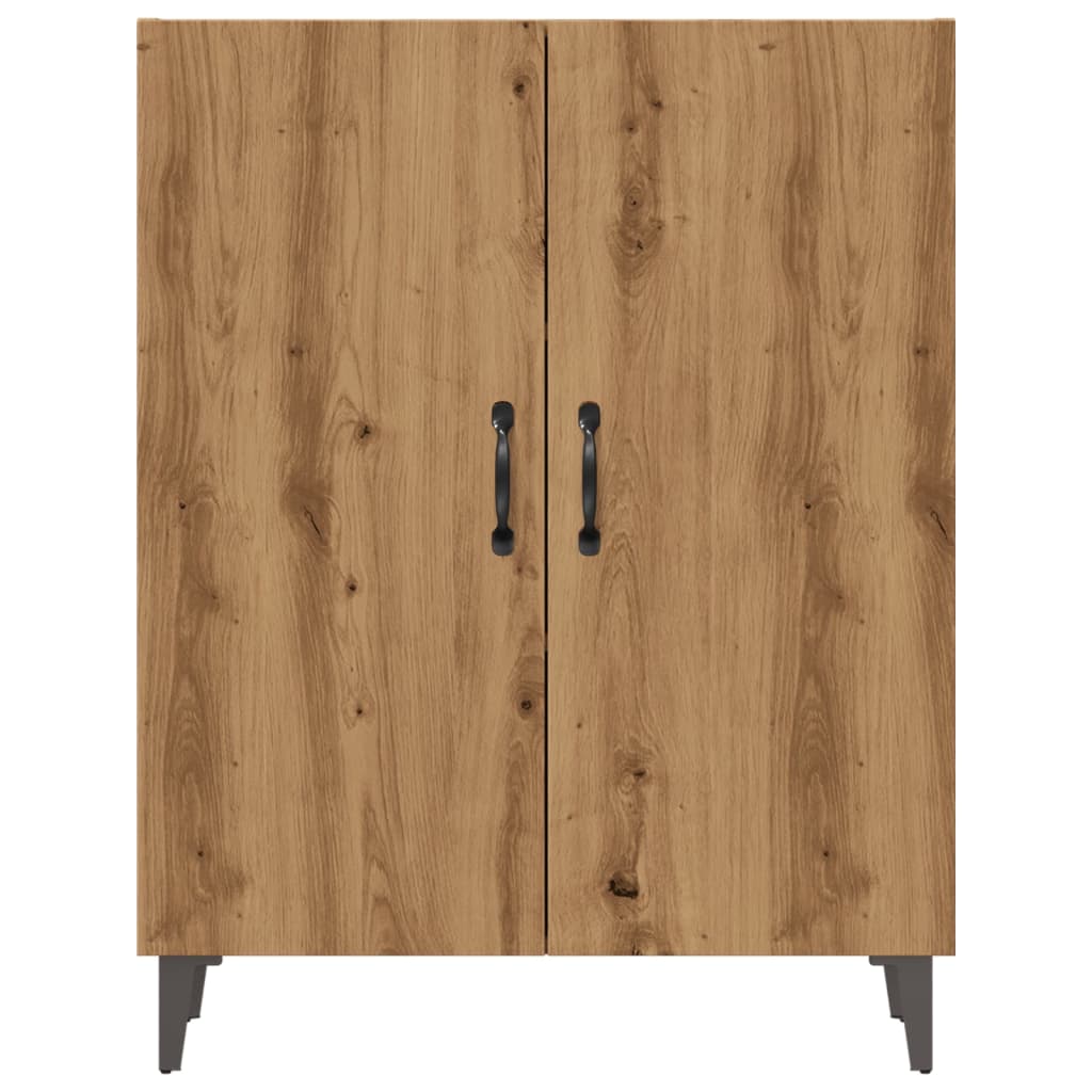 Dressoir 70x34x90 cm bewerkt hout artisanaal eikenkleur is nu te koop bij PeponiXL, paradijselijk wonen!