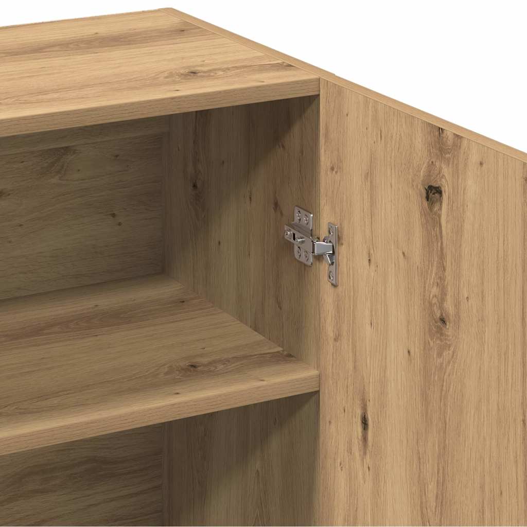 Dressoir 70x34x90 cm bewerkt hout artisanaal eikenkleur is nu te koop bij PeponiXL, paradijselijk wonen!