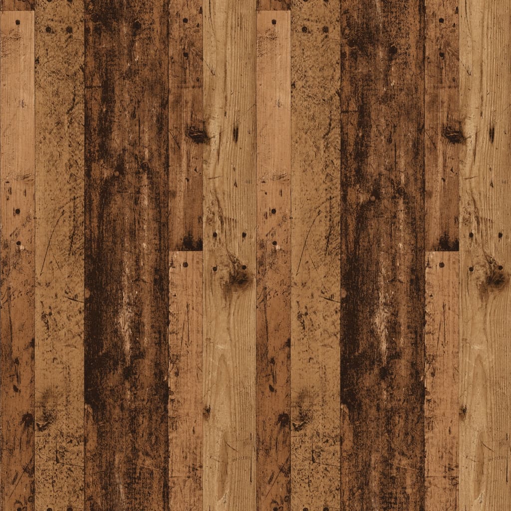 Dressoir 90x34x80 cm bewerkt hout oud houtkleurig is nu te koop bij PeponiXL, paradijselijk wonen!