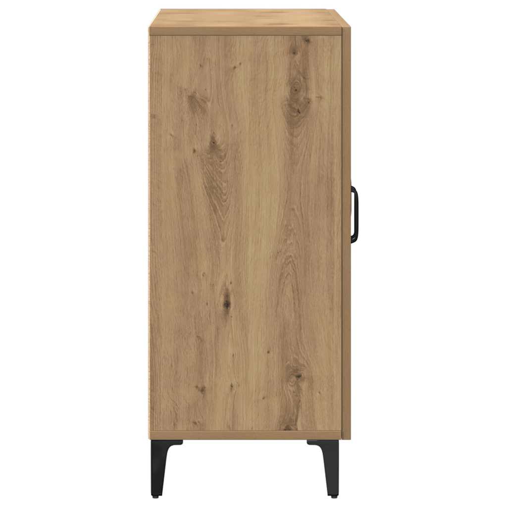 Dressoir 90x34x80 cm bewerkt hout artisanaal eikenkleur is nu te koop bij PeponiXL, paradijselijk wonen!