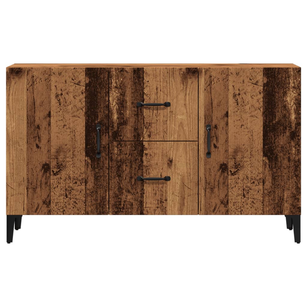 Dressoir 100x36x60 cm bewerkt hout oud houtkleurig is nu te koop bij PeponiXL, paradijselijk wonen!