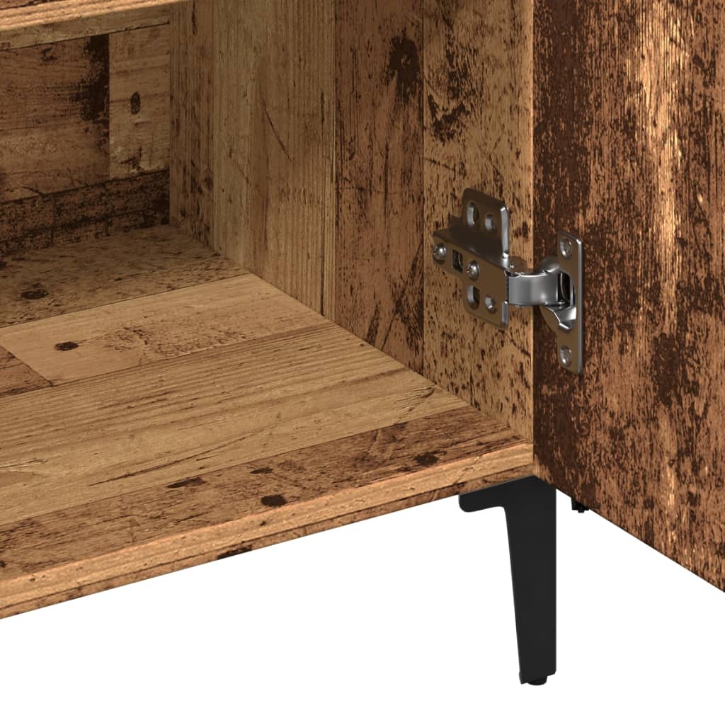 Dressoir 100x36x60 cm bewerkt hout oud houtkleurig is nu te koop bij PeponiXL, paradijselijk wonen!