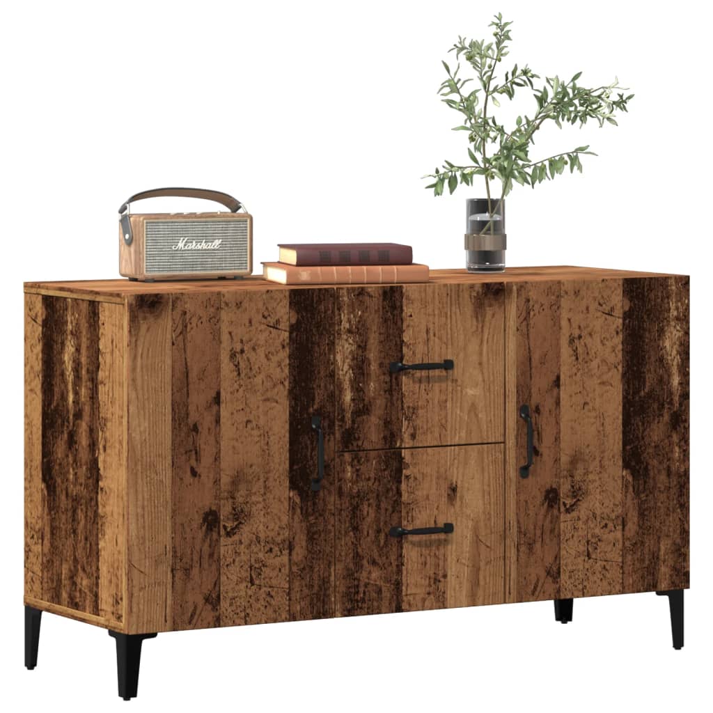 Dressoir 100x36x60 cm bewerkt hout oud houtkleurig is nu te koop bij PeponiXL, paradijselijk wonen!