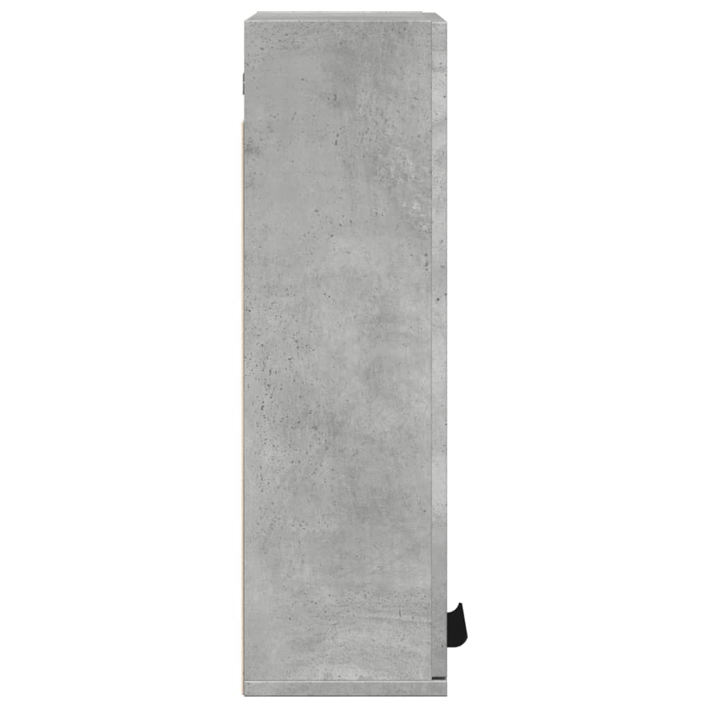 Badkamerkast wandgemonteerd 32x20x67 cm betongrijs is nu te koop bij PeponiXL, paradijselijk wonen!