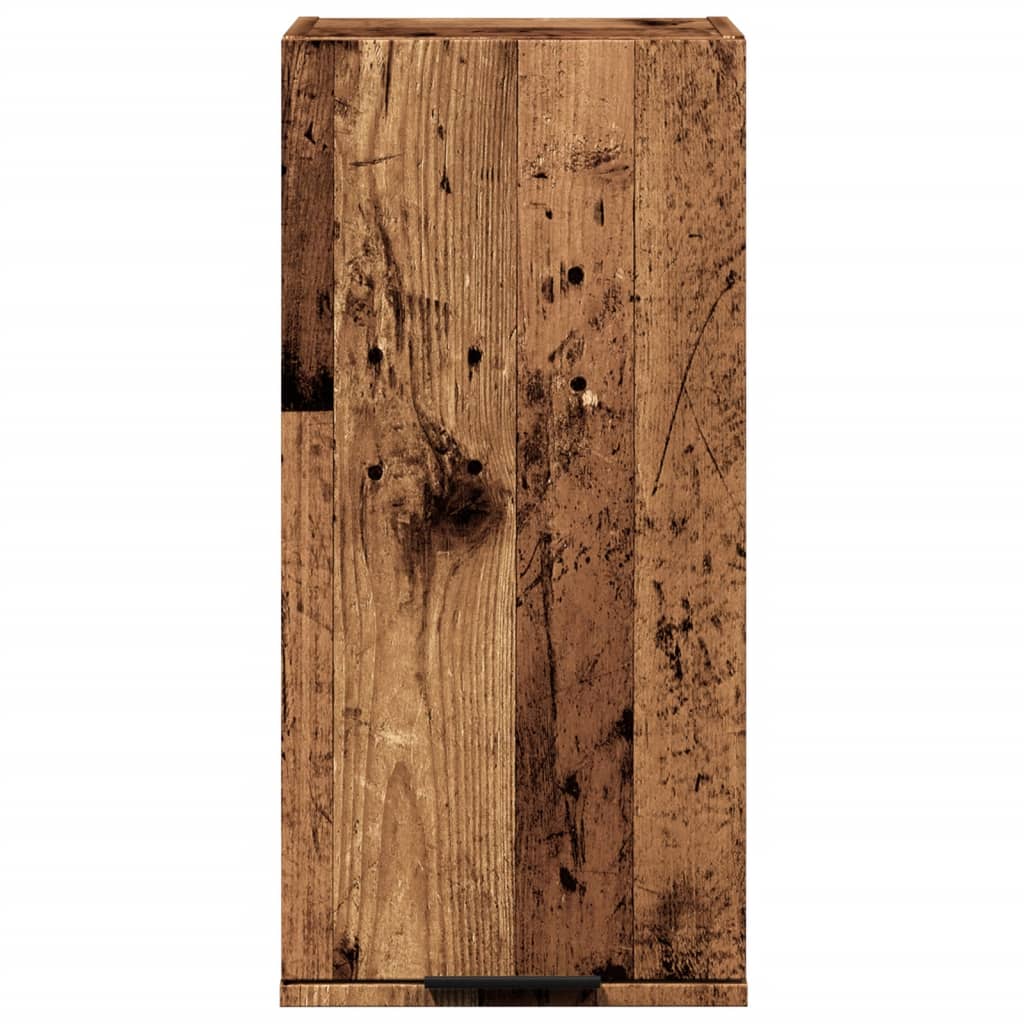 Badkamerkast wandgemonteerd 32x20x67 cm oud houtkleurig is nu te koop bij PeponiXL, paradijselijk wonen!