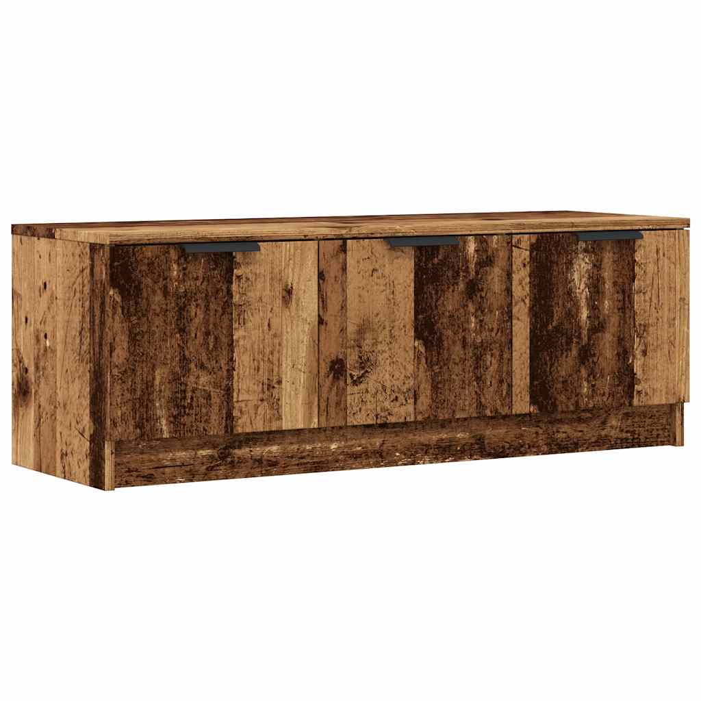 Tv-meubel 102x35x36,5 cm bewerkt hout oud houtkleurig is nu te koop bij PeponiXL, paradijselijk wonen!
