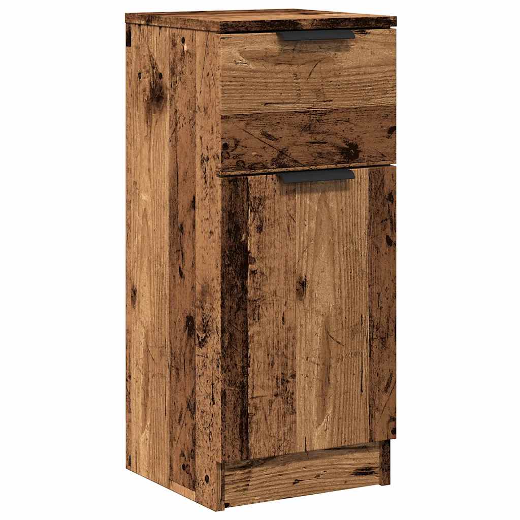 Dressoir 30x30x70 cm bewerkt hout oud houtkleurig is nu te koop bij PeponiXL, paradijselijk wonen!