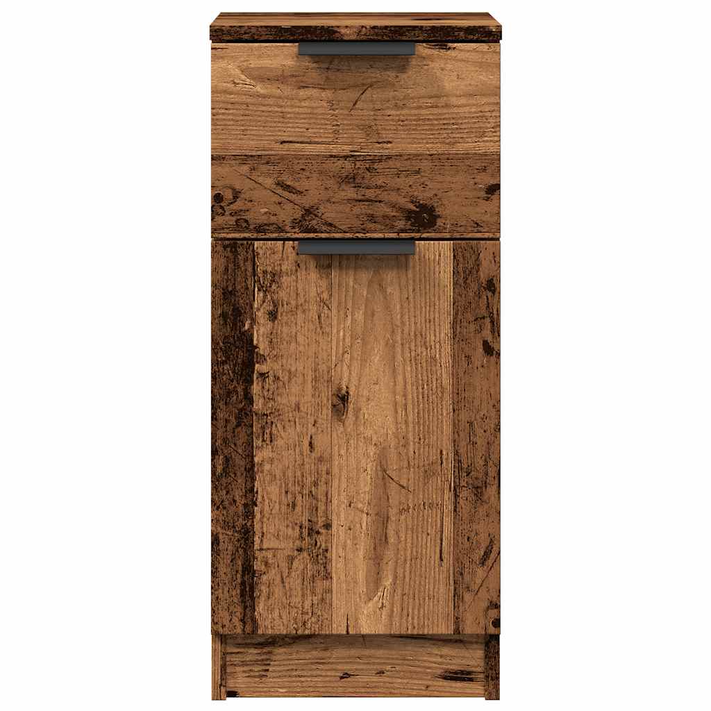 Dressoir 30x30x70 cm bewerkt hout oud houtkleurig is nu te koop bij PeponiXL, paradijselijk wonen!