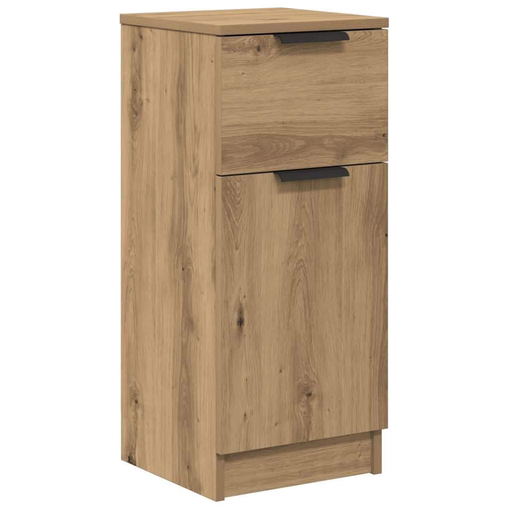 Dressoir 30x30x70 cm bewerkt hout artisanaal eikenkleur is nu te koop bij PeponiXL, paradijselijk wonen!