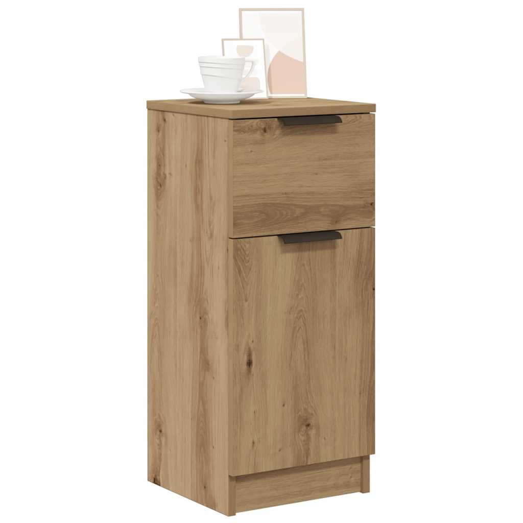 Dressoir 30x30x70 cm bewerkt hout artisanaal eikenkleur is nu te koop bij PeponiXL, paradijselijk wonen!