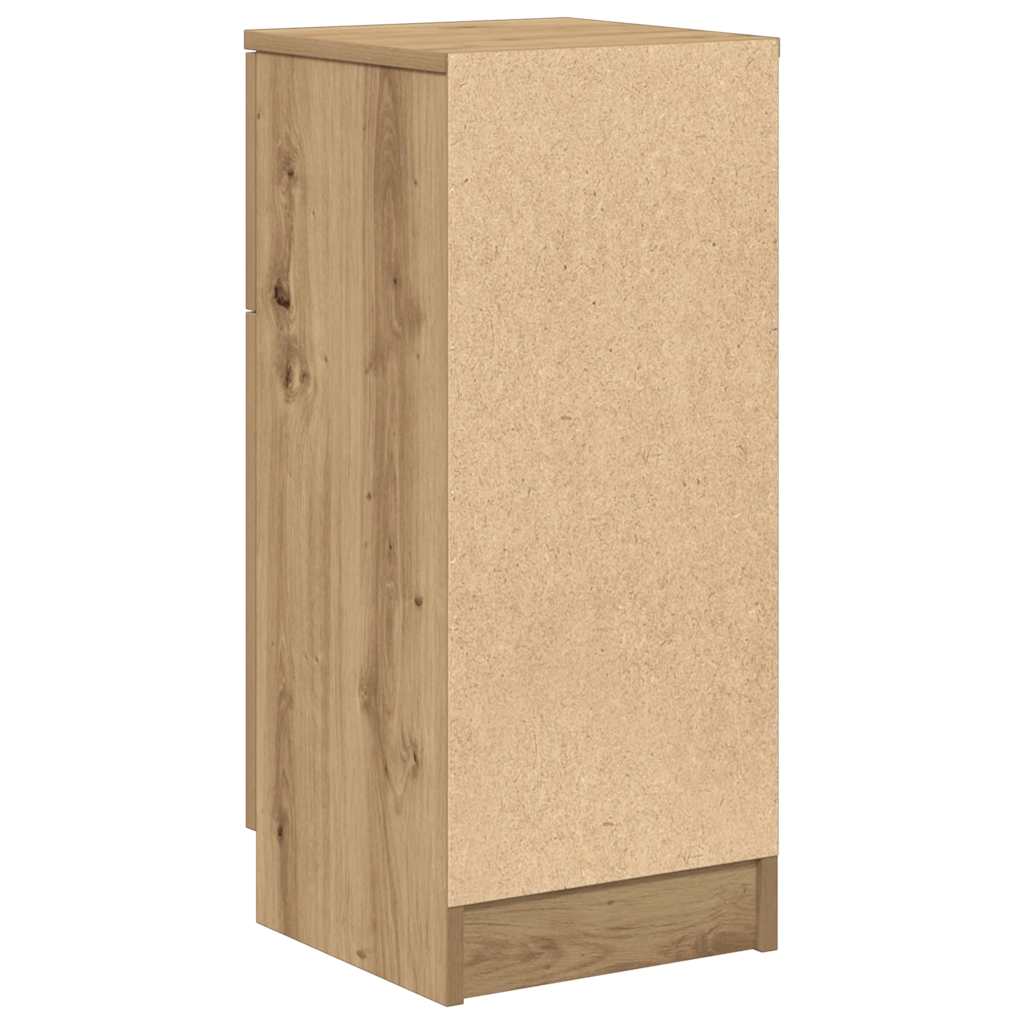 Dressoir 30x30x70 cm bewerkt hout artisanaal eikenkleur is nu te koop bij PeponiXL, paradijselijk wonen!