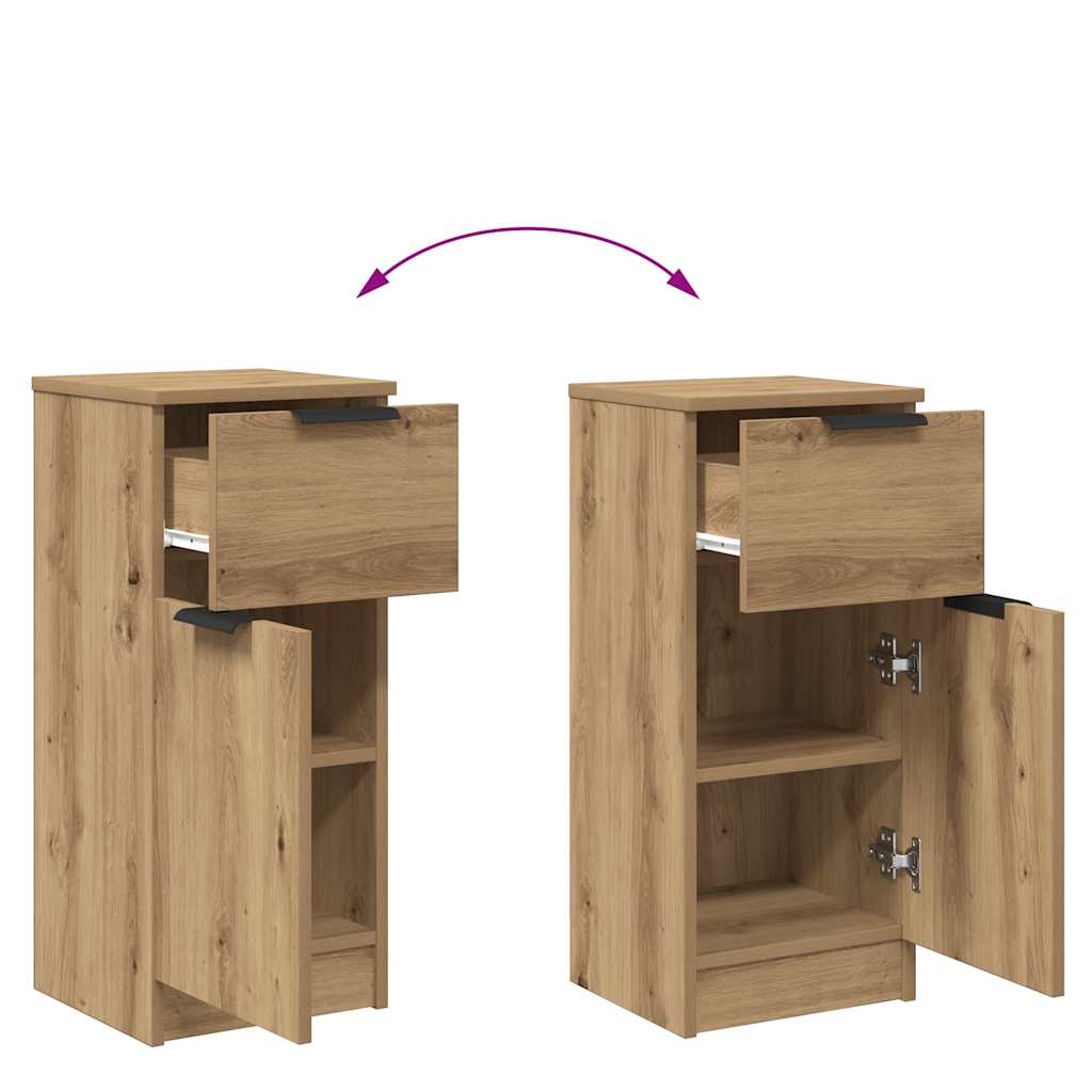 Dressoir 30x30x70 cm bewerkt hout artisanaal eikenkleur is nu te koop bij PeponiXL, paradijselijk wonen!