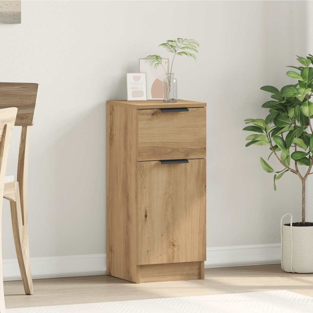 Dressoir 30x30x70 cm bewerkt hout artisanaal eikenkleur is nu te koop bij PeponiXL, paradijselijk wonen!