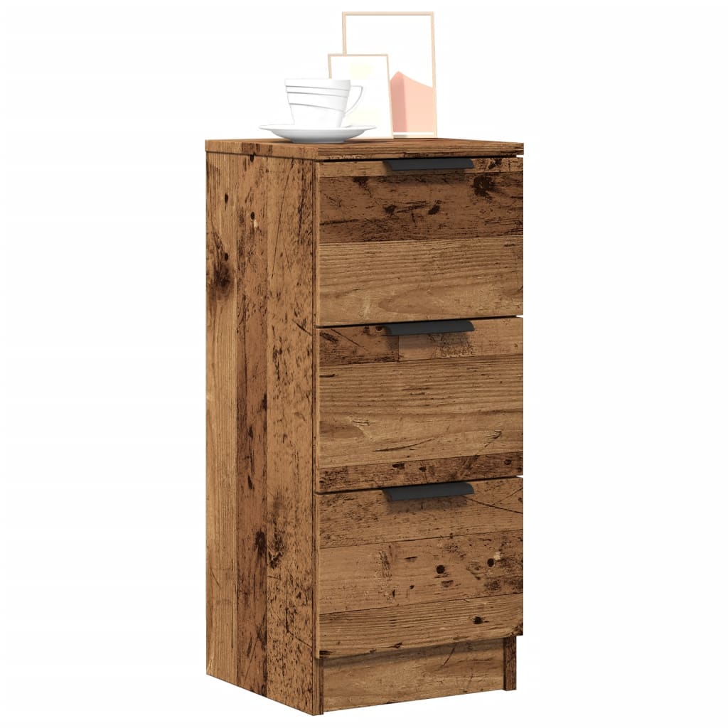 Dressoir 30x30x70 cm bewerkt hout oud houtkleurig is nu te koop bij PeponiXL, paradijselijk wonen!