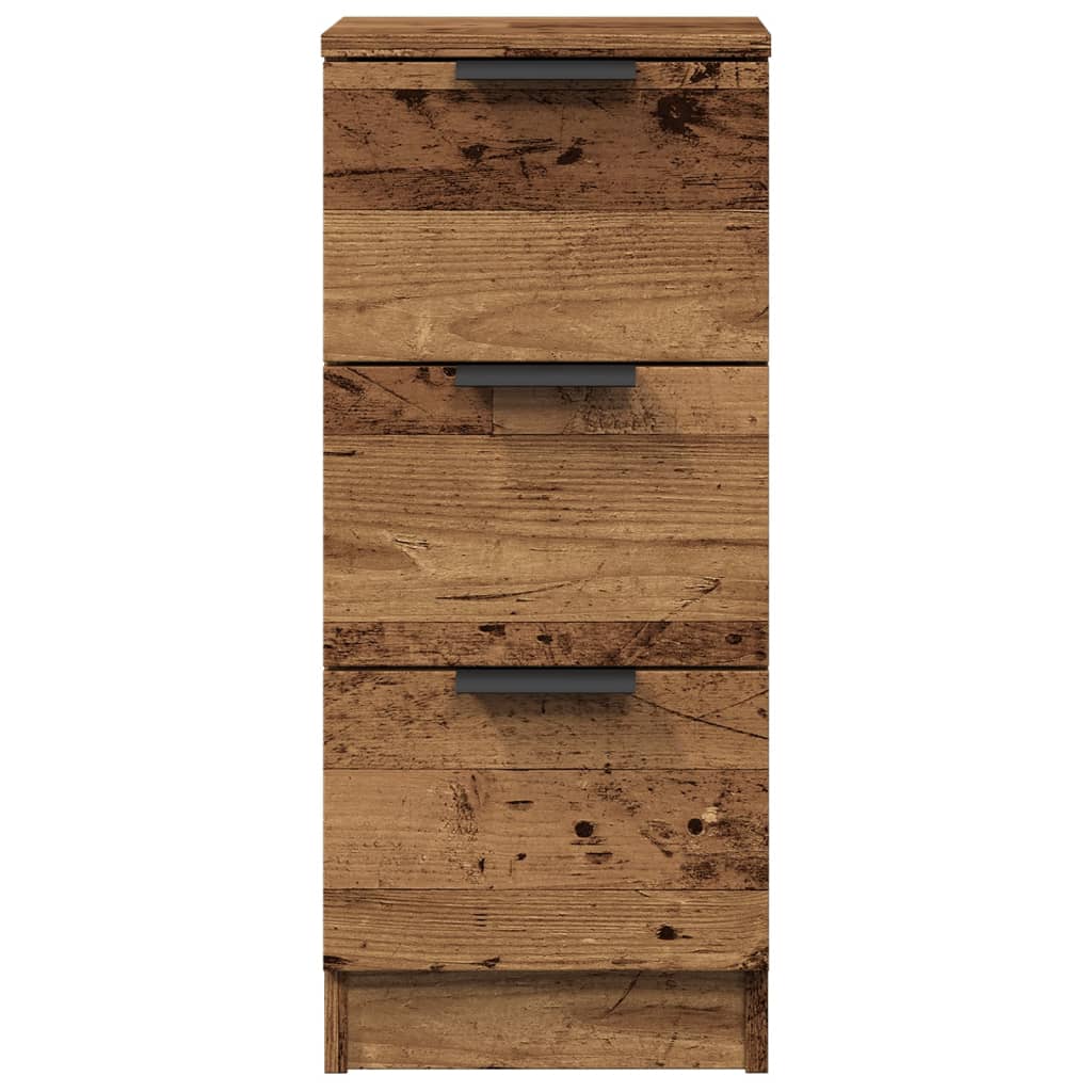 Dressoir 30x30x70 cm bewerkt hout oud houtkleurig is nu te koop bij PeponiXL, paradijselijk wonen!