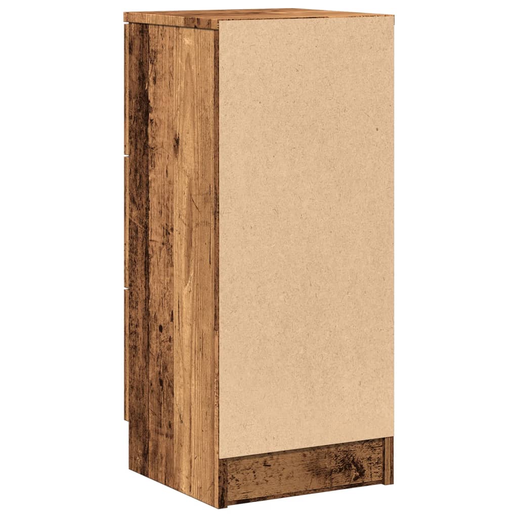 Dressoir 30x30x70 cm bewerkt hout oud houtkleurig is nu te koop bij PeponiXL, paradijselijk wonen!