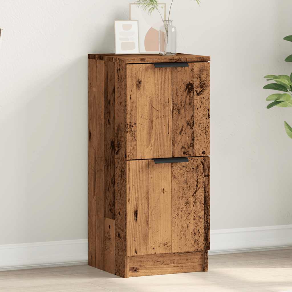 Dressoir 30x30x70 cm bewerkt hout oud houtkleurig is nu te koop bij PeponiXL, paradijselijk wonen!