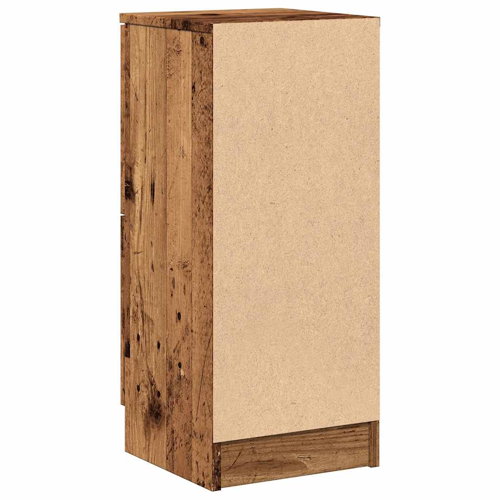 Dressoir 30x30x70 cm bewerkt hout oud houtkleurig is nu te koop bij PeponiXL, paradijselijk wonen!