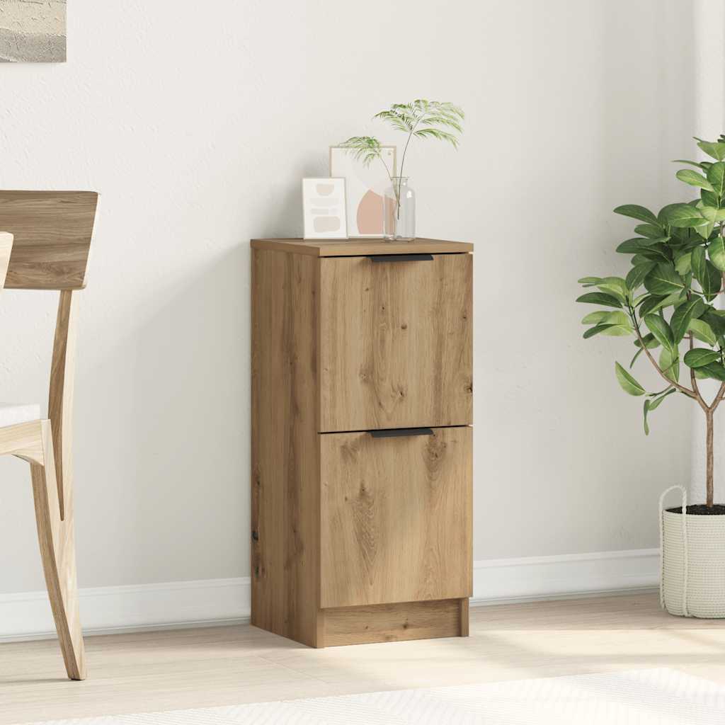 Dressoir 30x30x70 cm bewerkt hout artisanaal eikenkleur is nu te koop bij PeponiXL, paradijselijk wonen!