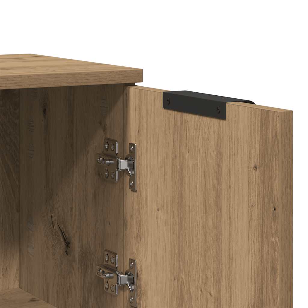 Dressoir 30x30x70 cm bewerkt hout artisanaal eikenkleur is nu te koop bij PeponiXL, paradijselijk wonen!