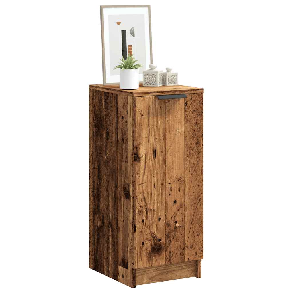 Schoenenkast 29,5x35x70 cm bewerkt hout oud houtkleurig is nu te koop bij PeponiXL, paradijselijk wonen!