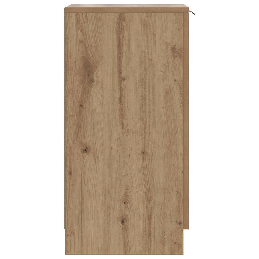 Schoenenkast 29,5x35x70 cm bewerkt hout artisanaal eikenkleur is nu te koop bij PeponiXL, paradijselijk wonen!