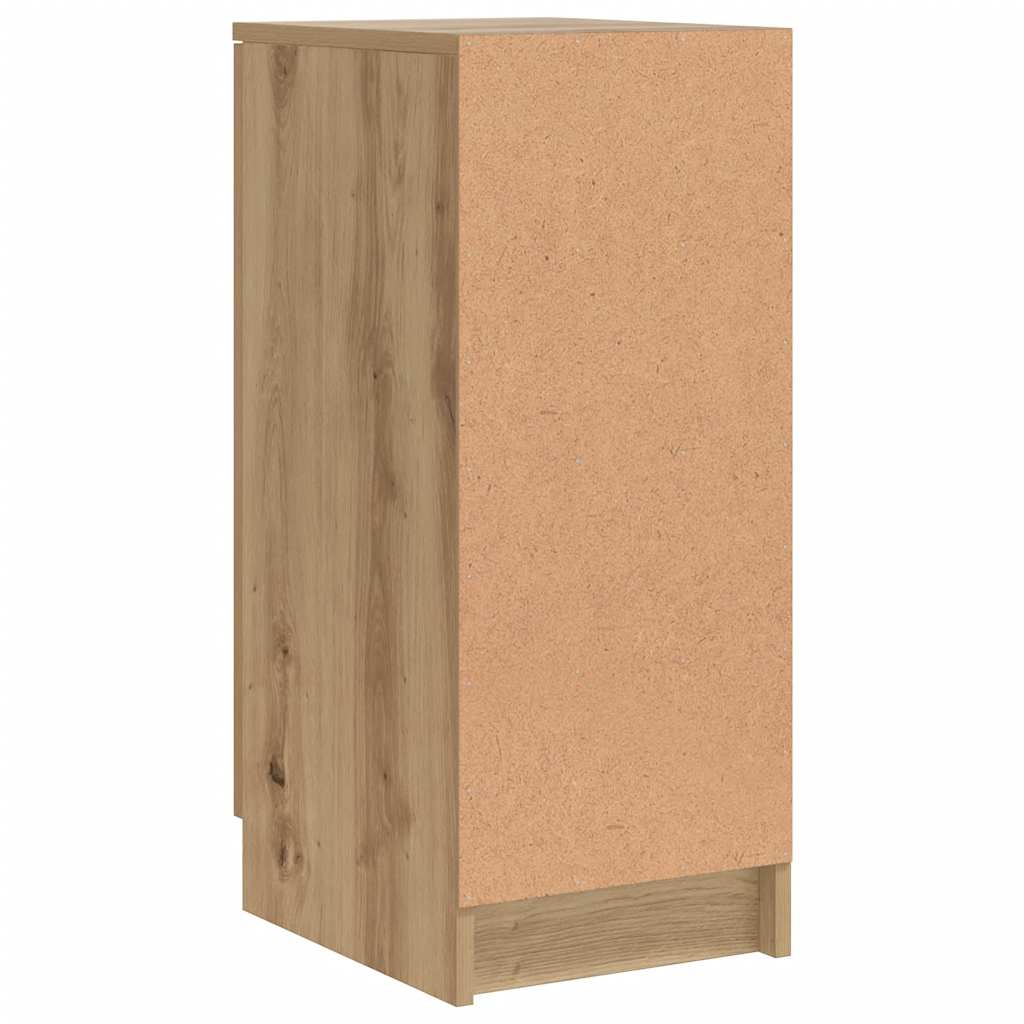Schoenenkast 29,5x35x70 cm bewerkt hout artisanaal eikenkleur is nu te koop bij PeponiXL, paradijselijk wonen!