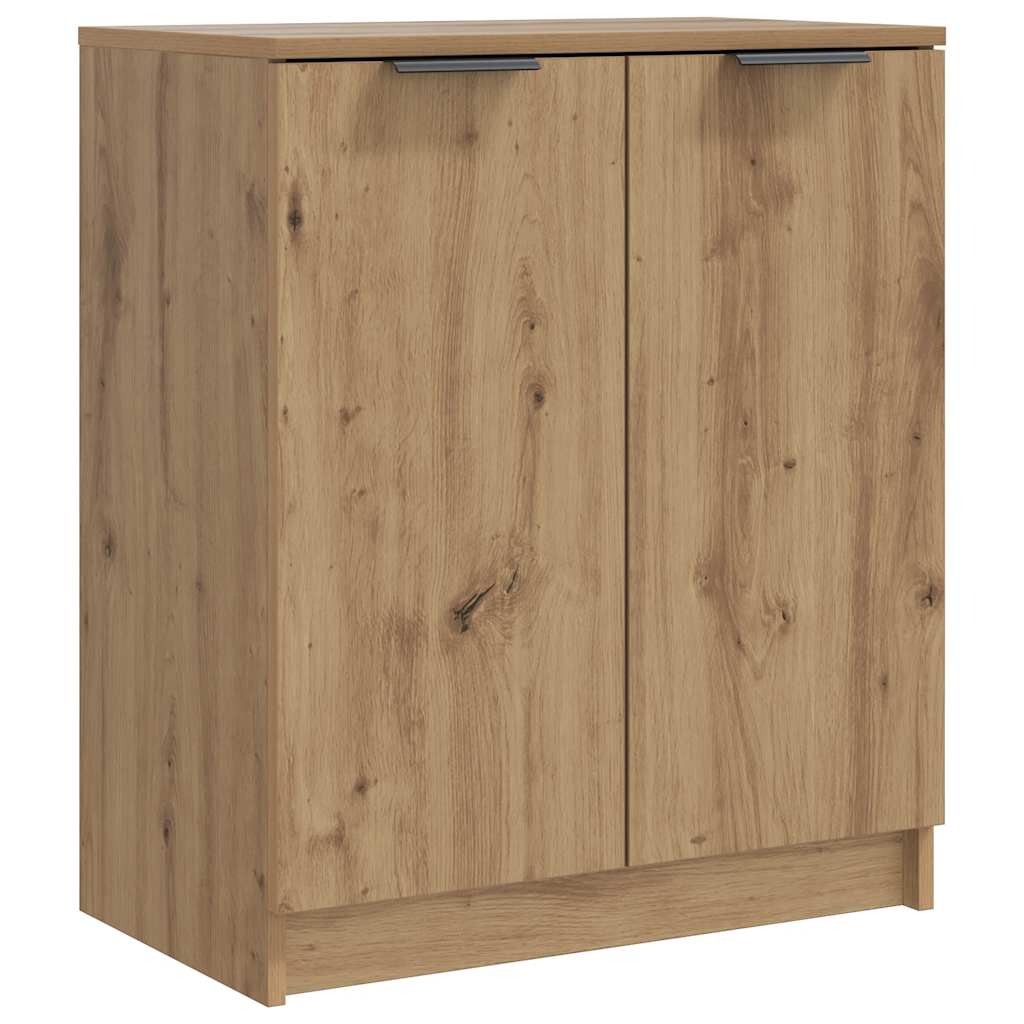 Schoenenkast 59x35x70 cm bewerkt hout artisanaal eikenkleurig is nu te koop bij PeponiXL, paradijselijk wonen!