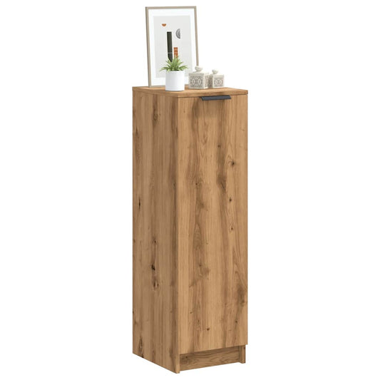 Schoenenkast 29,5x35x100,5 cm bewerkt hout artisanaal eiken is nu te koop bij PeponiXL, paradijselijk wonen!