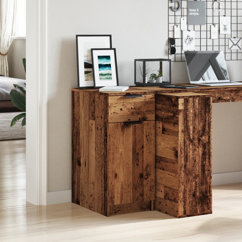 Bureau 33x50x75 cm bewerkt hout oud houtkleurig is nu te koop bij PeponiXL, paradijselijk wonen!