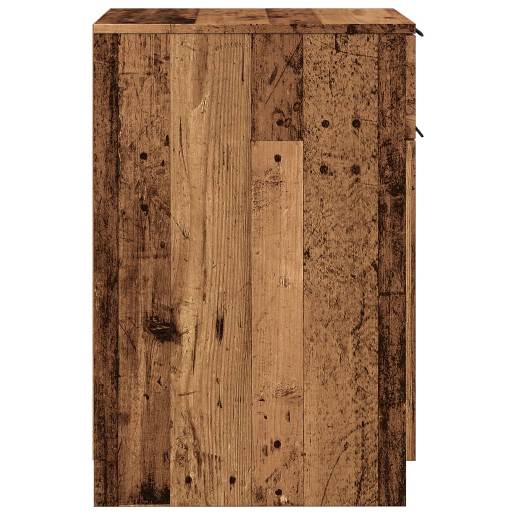 Bureau 33x50x75 cm bewerkt hout oud houtkleurig is nu te koop bij PeponiXL, paradijselijk wonen!
