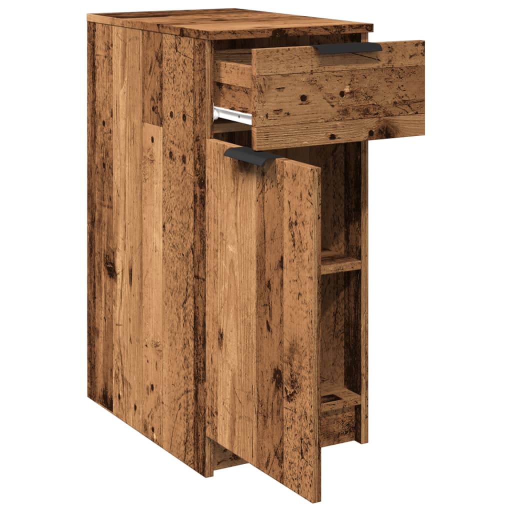 Bureau 33x50x75 cm bewerkt hout oud houtkleurig is nu te koop bij PeponiXL, paradijselijk wonen!