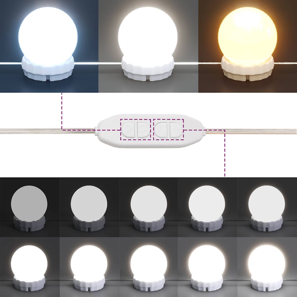 Spiegelkast met LED Artisan Eiken 90x31,5x62 cm is nu te koop bij PeponiXL, paradijselijk wonen!