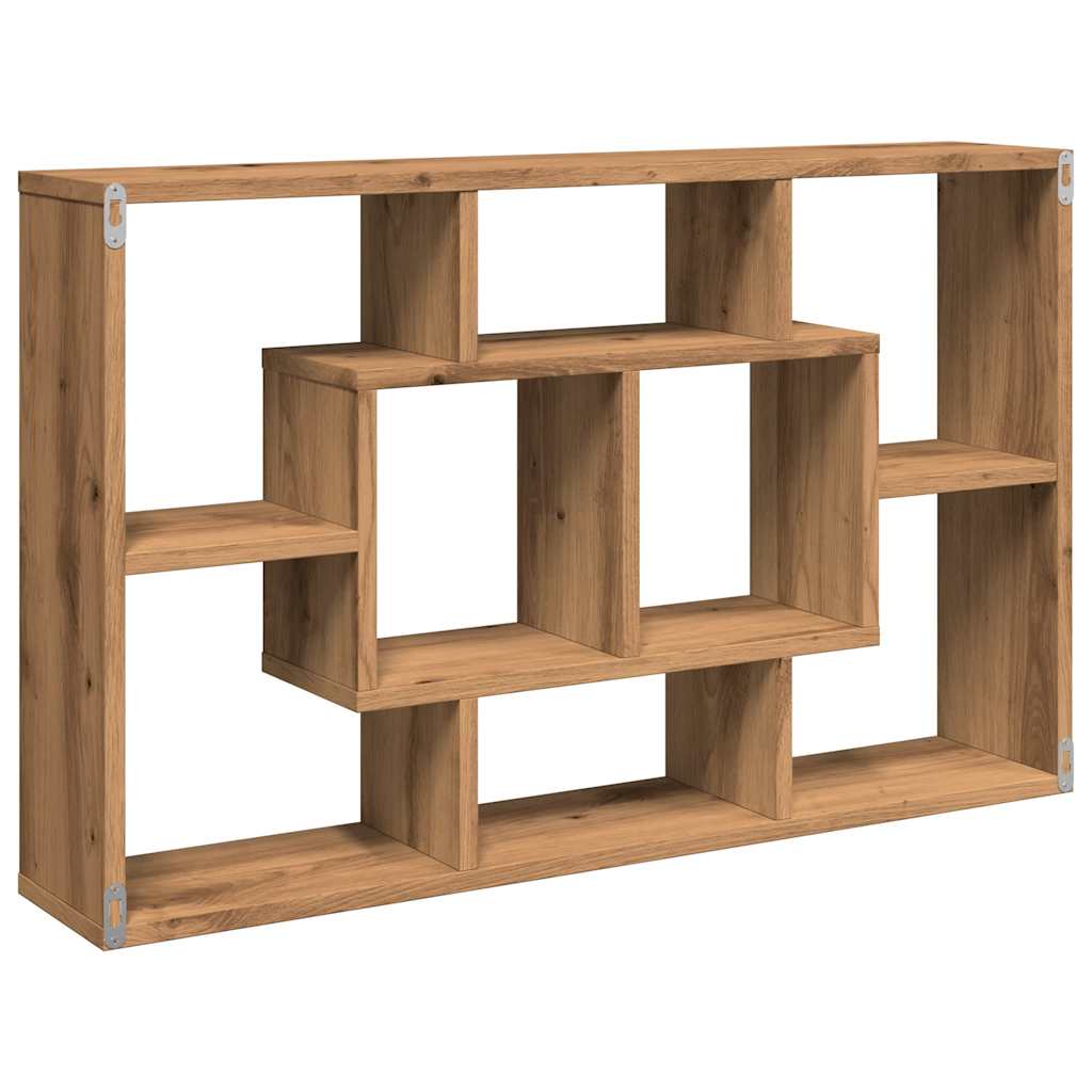Wandplank Artisan Eiken 85x16x52,5 cm Bewerkt Hout is nu te koop bij PeponiXL, paradijselijk wonen!