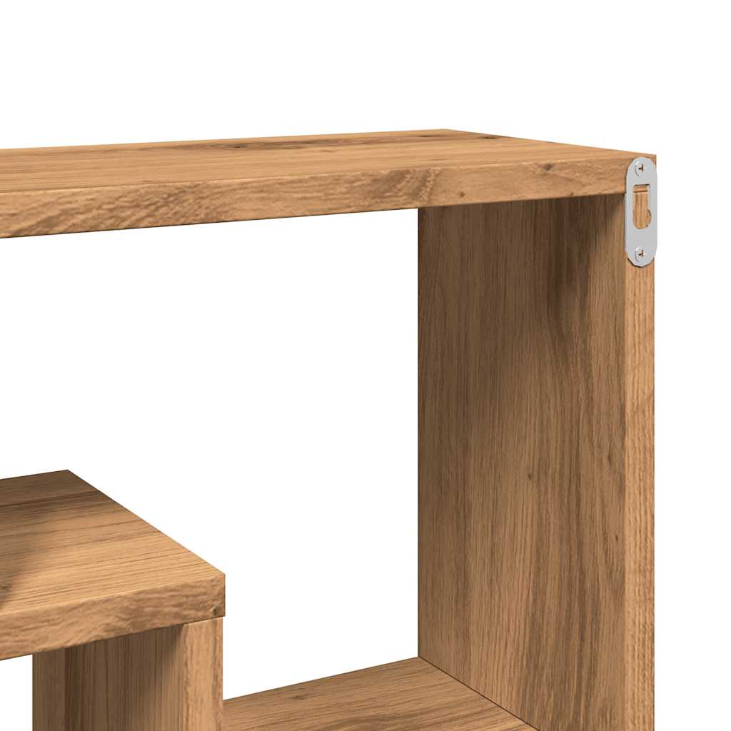 Wandplank Artisan Eiken 85x16x52,5 cm Bewerkt Hout is nu te koop bij PeponiXL, paradijselijk wonen!