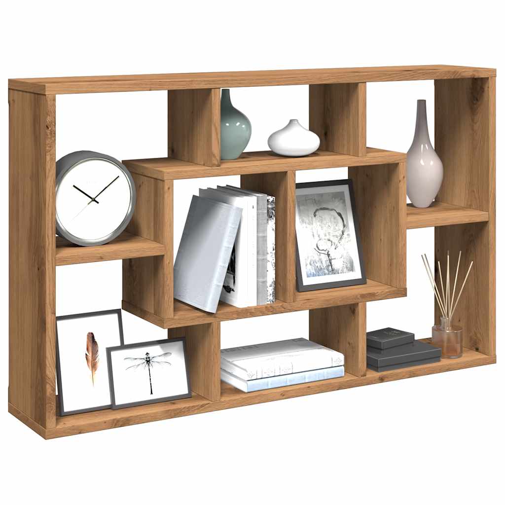 Wandplank Artisan Eiken 85x16x52,5 cm Bewerkt Hout is nu te koop bij PeponiXL, paradijselijk wonen!