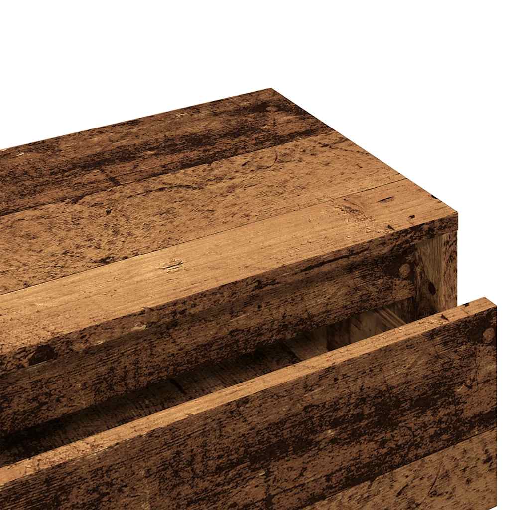 Halmeubelset bewerkt hout oud houtkleurig is nu te koop bij PeponiXL, paradijselijk wonen!