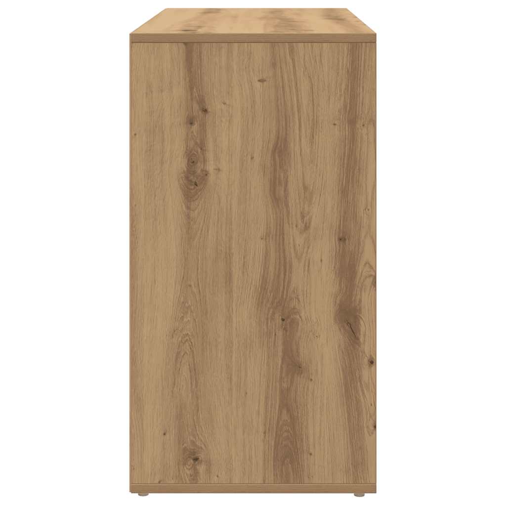 Cosmeticakast 80x40x75 cm bewerkt hout artisanaal eikenkleur is nu te koop bij PeponiXL, paradijselijk wonen!