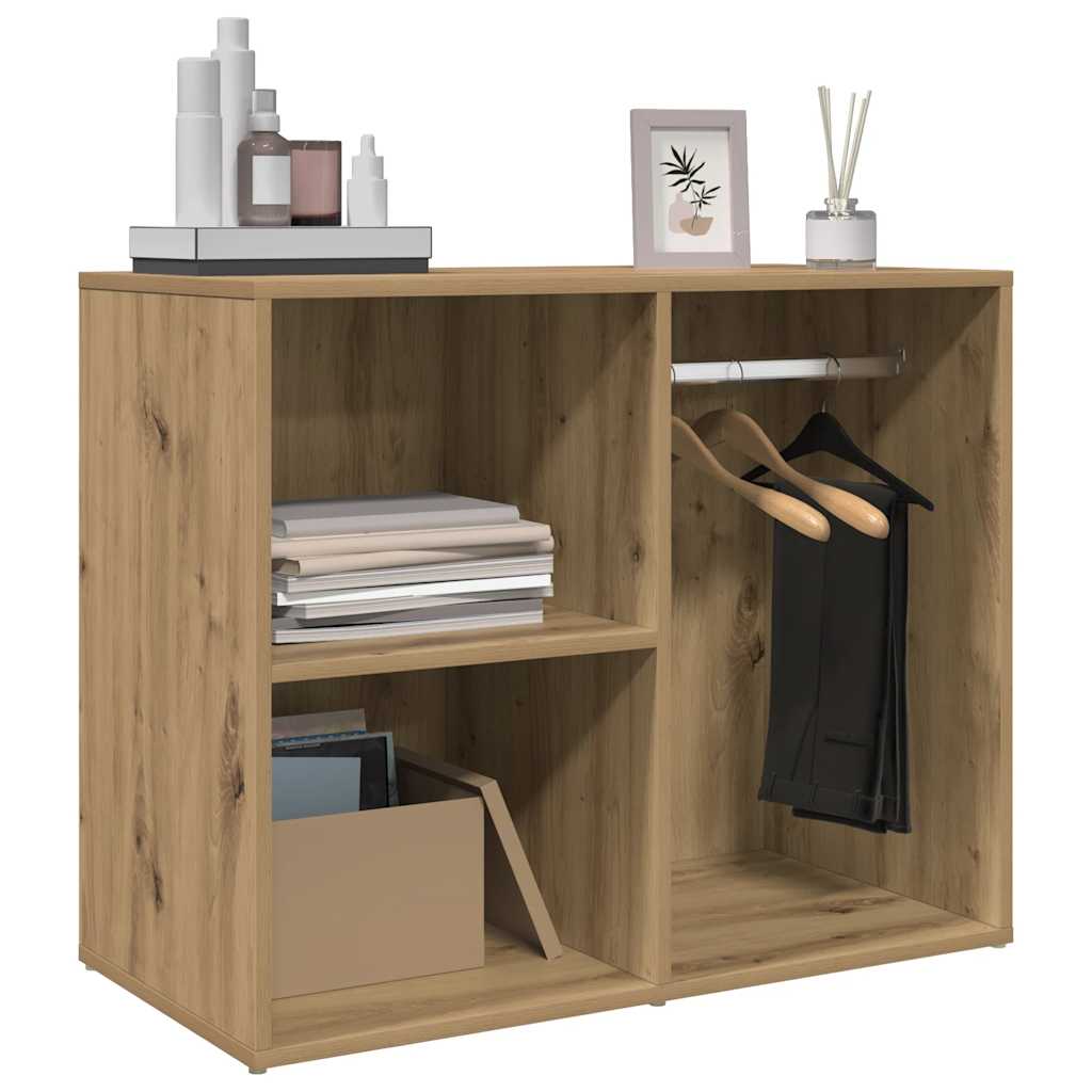 Kledingkast 80x40x65 cm bewerkt hout artisanaal eikenkleur is nu te koop bij PeponiXL, paradijselijk wonen!