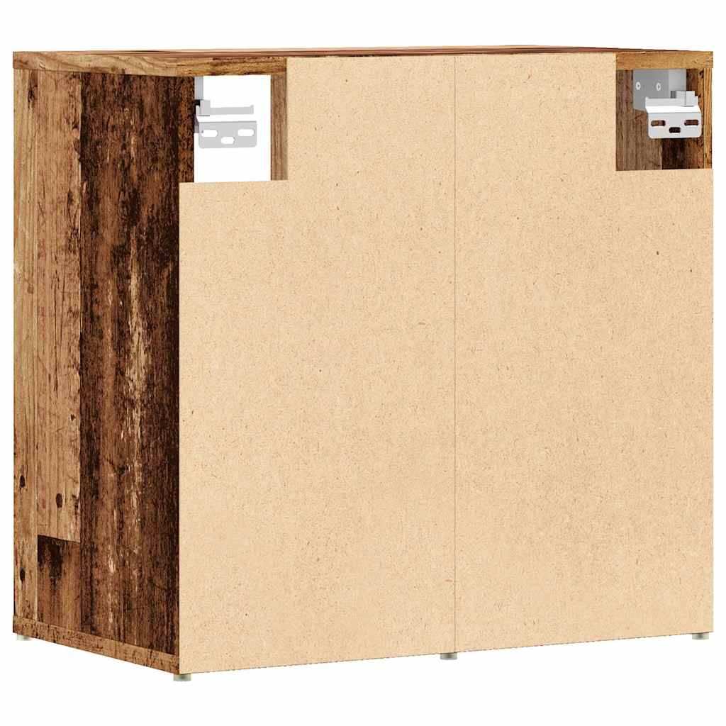 Schoenenkasten 2 st 52x30x50 cm oud houtkleurig is nu te koop bij PeponiXL, paradijselijk wonen!