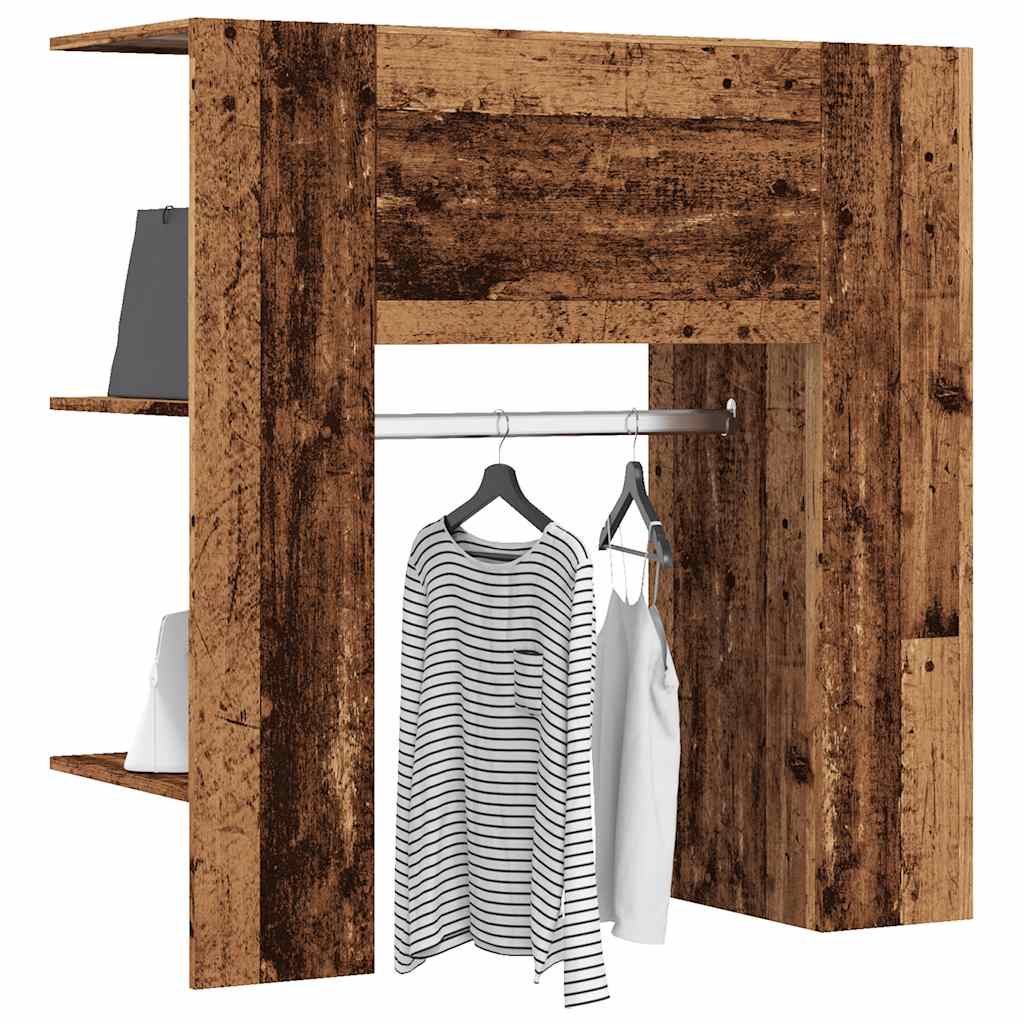 Halmeubel 97,5x37x99 cm bewerkt hout oud houtkleurig is nu te koop bij PeponiXL, paradijselijk wonen!