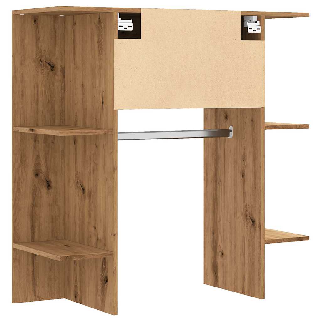 Halmeubel 97,5x37x99 cm bewerkt hout artisanaal eikenkleurig is nu te koop bij PeponiXL, paradijselijk wonen!