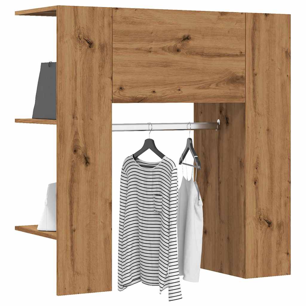 Halmeubel 97,5x37x99 cm bewerkt hout artisanaal eikenkleurig is nu te koop bij PeponiXL, paradijselijk wonen!