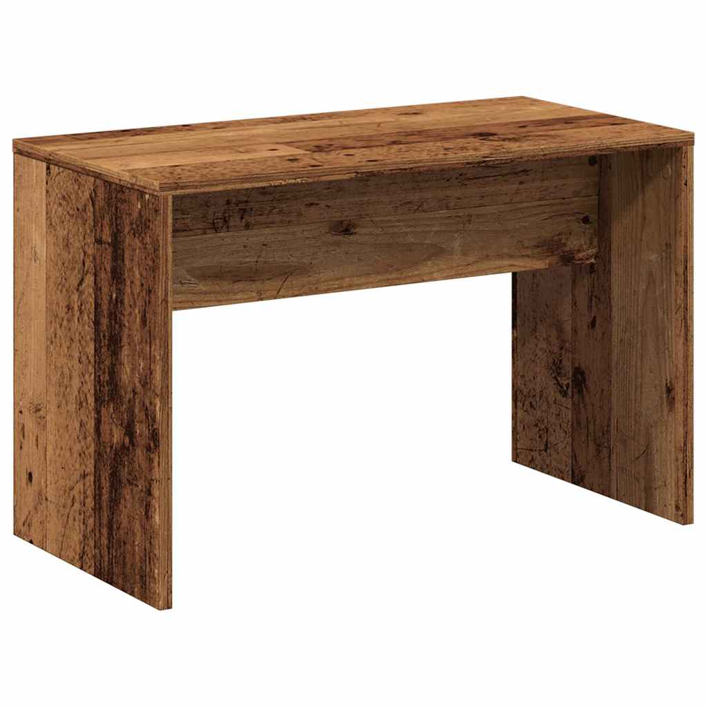 Kaptafelkruk 70x35x45 cm bewerkt hout oud houtkleurig is nu te koop bij PeponiXL, paradijselijk wonen!