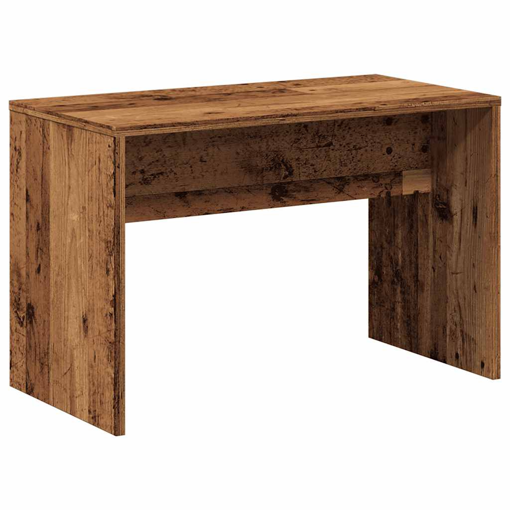 Kaptafelkruk 70x35x45 cm bewerkt hout oud houtkleurig is nu te koop bij PeponiXL, paradijselijk wonen!