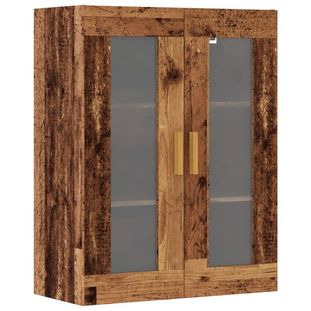 Bovenkast 69,5x34x90 cm oud houtkleurig is nu te koop bij PeponiXL, paradijselijk wonen!