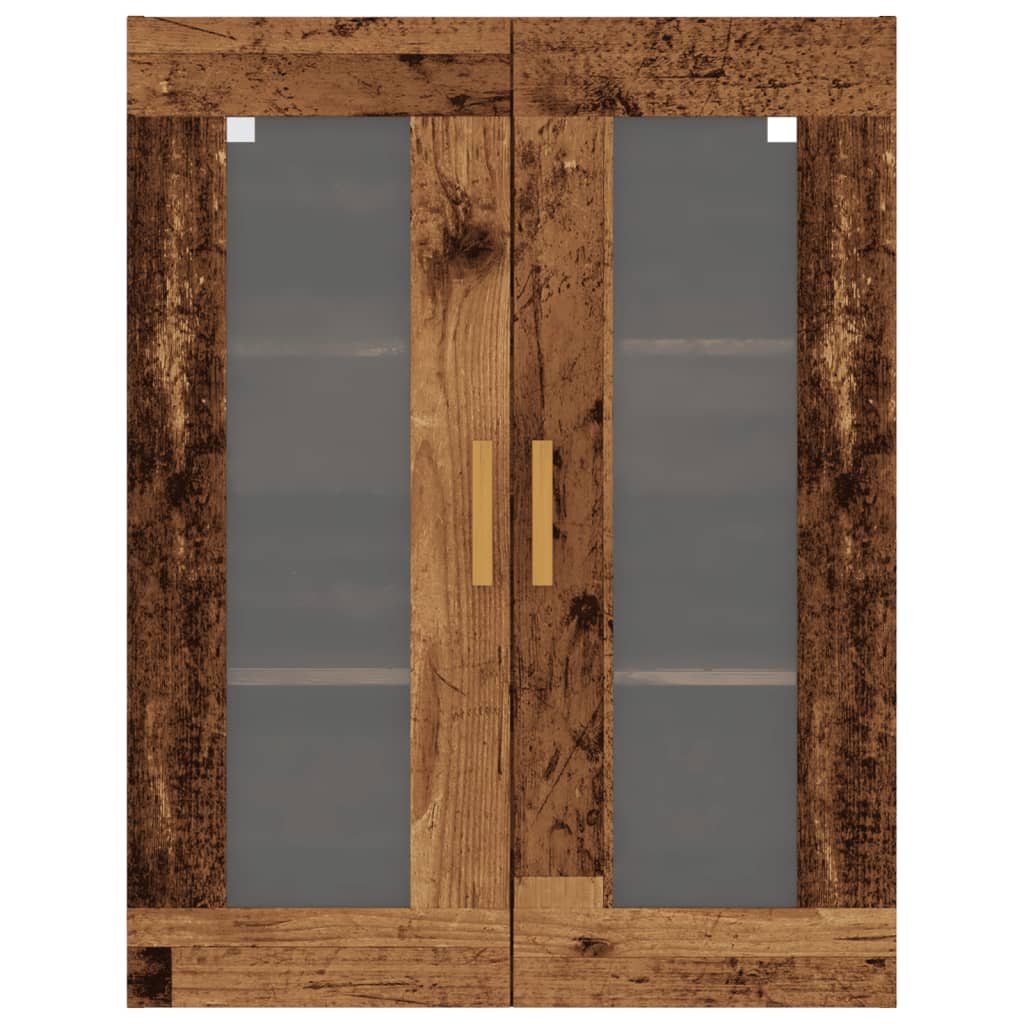 Bovenkast 69,5x34x90 cm oud houtkleurig is nu te koop bij PeponiXL, paradijselijk wonen!