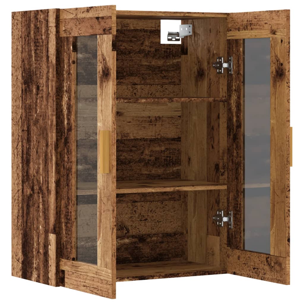 Bovenkast 69,5x34x90 cm oud houtkleurig is nu te koop bij PeponiXL, paradijselijk wonen!